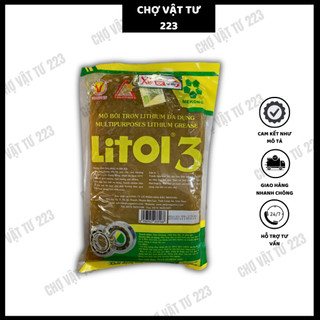 🎁 Mỡ Litol chịu nhiệt tốt, chỉ số độ nhớt cao, kháng nước - Bịt / Bao bì 800gr