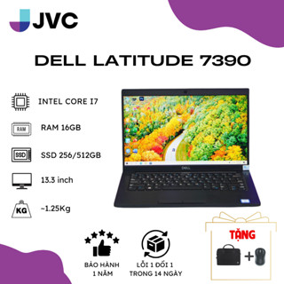 Laptop Giá Rẻ Dell Latitude 7390 Core i5 8250U | RAM 16GB| SSD 256GB| 13.3inch IPS FHD Pin>92%
