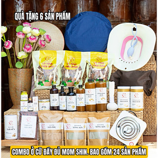 [Quà Tặng] Combo Ở Cữ Sau Sinh Trọn Vẹn MOM SHIN, Combo Chăm Sóc Sức Khỏe Mẹ Đầy Đủ, Shop Mẹ Thảo