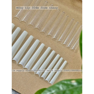 Móng tip thang - nhọn dài HSM hộp 504m móng