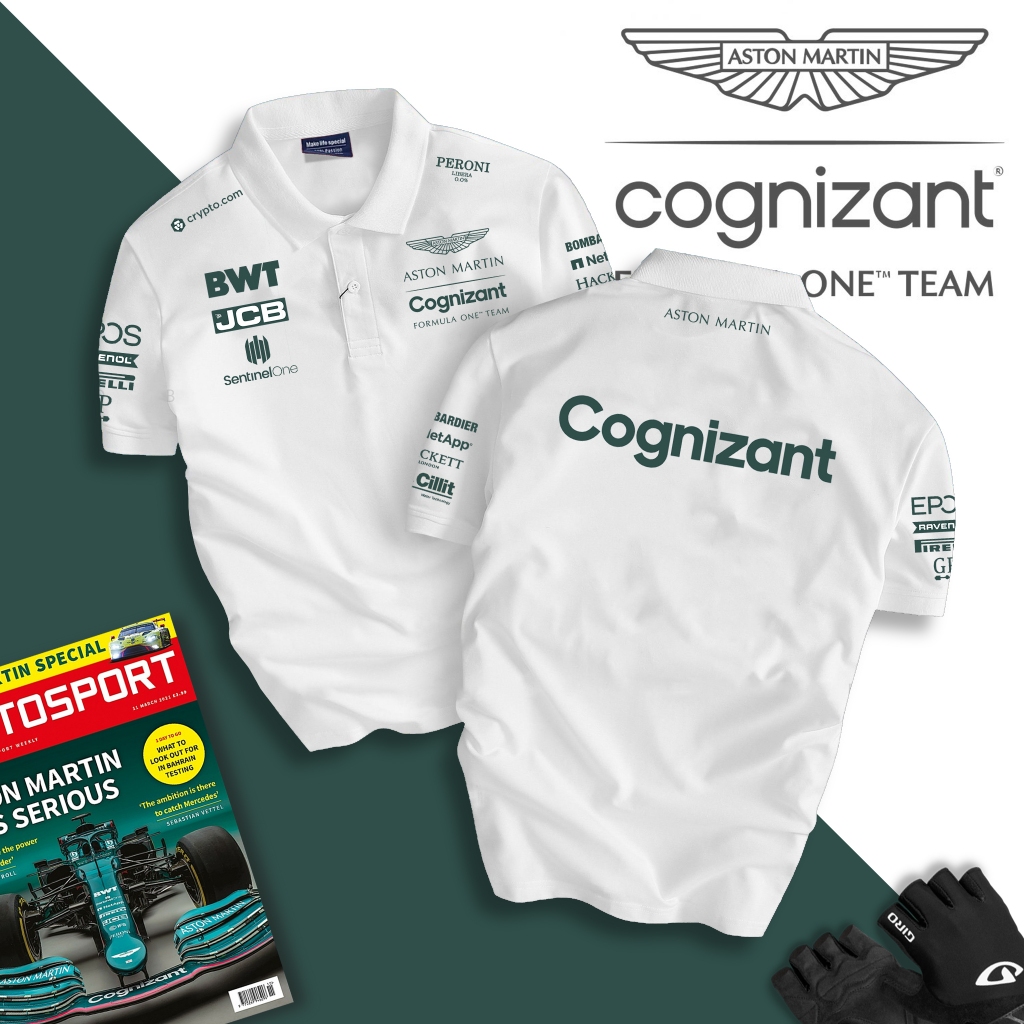 Áo Polo Đội Đua Aston Martin Team Có cổ M1.Store Vietnam