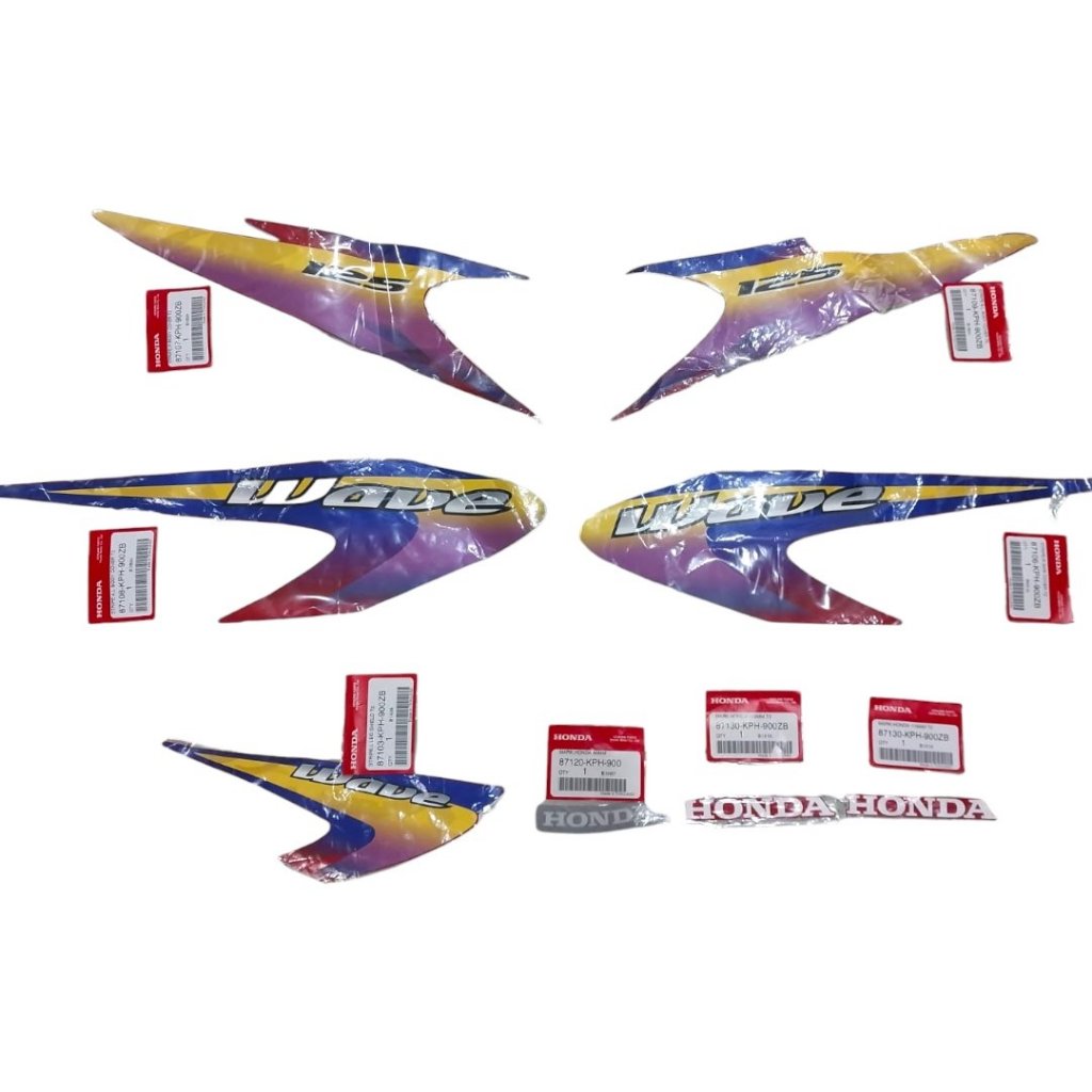 Tem wave 125R đỏ bạc tem zin