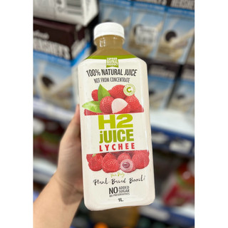 Nước ép vải nguyên chất H2 Juice chai 1L