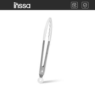 INSSA Kẹp Gắp Thức Ăn Thịt Nướng Thực Phẩm Nóng Inox Bọc Silicon Cao Cấp SPJA