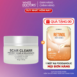 Kem mờ sẹo thâm rỗ White Doctors Scar Clearr trẻ hóa làn da 40g