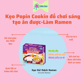 Kẹo Popin cookin làm Ramen Nhật Bản- Kẹo giáo dục vừa học vừa chơi