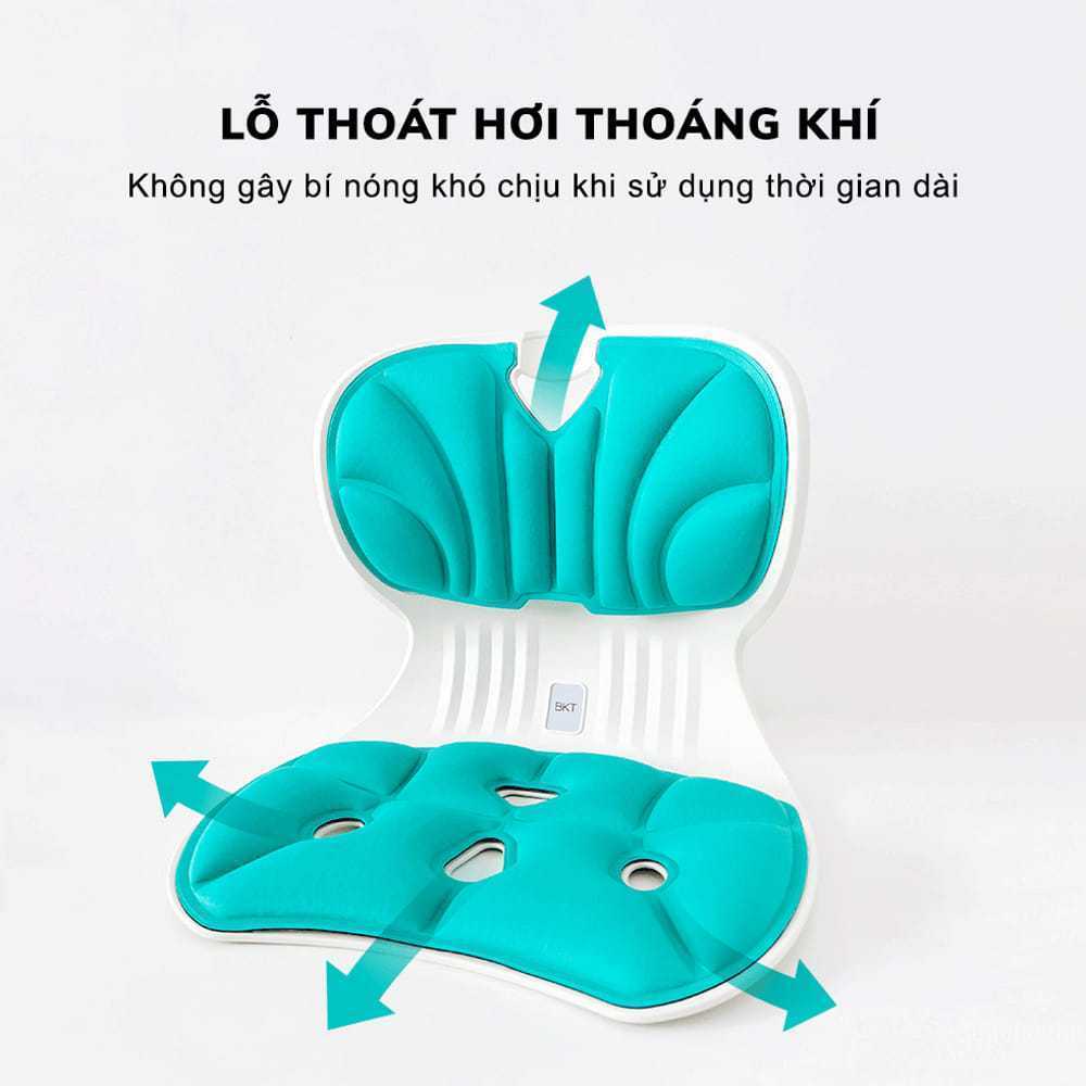 Ghế công thái học chống đau lưng, giúp ngồi thẳng lưng phù hợp trẻ em, sinh viên, người lớn