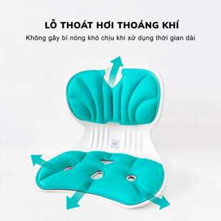 Ghế công thái học chống đau lưng, giúp ngồi thẳng lưng phù hợp trẻ em, sinh viên, người lớn