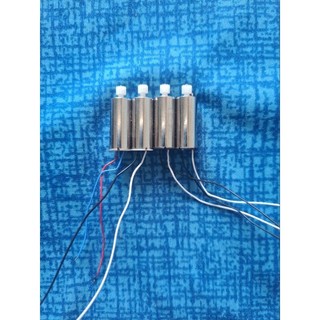 Combo 4 động cơ motor Coreless 720 đầu 1mm có bánh răng chế drone quad mini