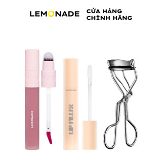 Combo Lemonade Son kem mịn lì thuần chay Perfect Couple Lip 3.5g, Lip Filler 4.5g, Kẹp Mi 22g
