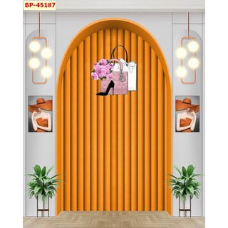 Tranh phông nền 3d decor góc nhà, góc Livestream bán hàng , decor tường,góc chụp ảnh hỗ trợ thêm tên