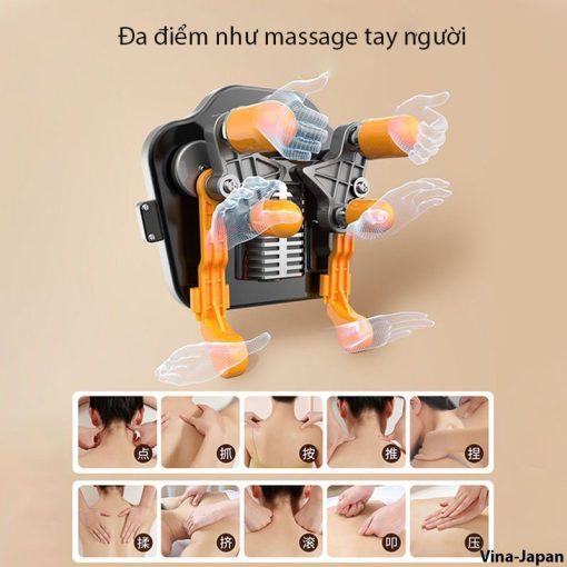 Máy Massage Cổ Vai Gáy 6D Thư Giãn, Cải Thiện Sức Khỏe Tổng Thể Dành Cho Văn Phòng, Người Cao Tuổi - Chính Hãng MKSTAR