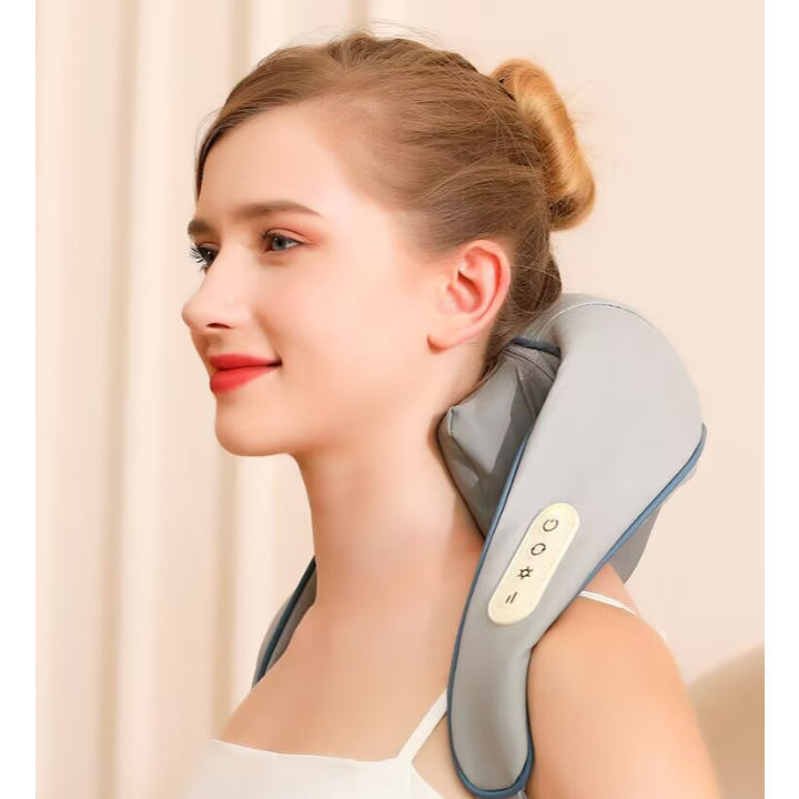 Máy Massage Cổ Vai Gáy 6D Thư Giãn, Cải Thiện Sức Khỏe Tổng Thể Dành Cho Văn Phòng, Người Cao Tuổi - Chính Hãng MKSTAR