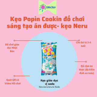 Popin Cookin Nerunerunerune Grape  vị nho, soda ăn được Nhật Bản