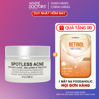 Kem ngừa thâm mụn làm trắng da White Doctors Spotless Acne 25g