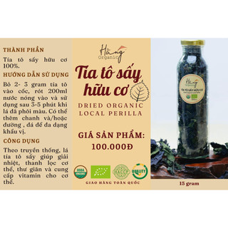 Trà tía tô KAROSE hữu cơ, sản phẩm trà tía tô tự nhiên, tía tô từ thiên nhiên