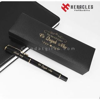 [Tặng Hộp] Bút Ký HeraclesPens 002 - Khắc Tên, Chữ, Logo theo yêu cầu - Quà tặng sinh nhật, thầy cô