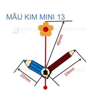 Mẫu kim đồng hồ cho đồng hồ thủ công - Phong cách hoạt hình