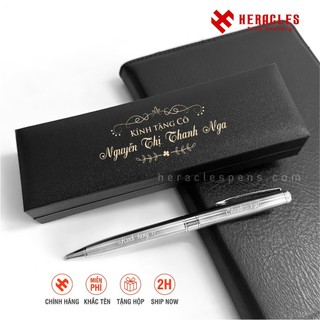 [Tặng Hộp] Bút Ký Kim Loại 004B - Khắc tên logo theo yêu cầu - Quà sinh nhật ý nghĩa - Quà sự kiện