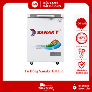 Tủ Đông Sanaky VH-1599HY 100 Lít (Dàn đồng) - Hàng chính hãng (Bảo hành 24 tháng)