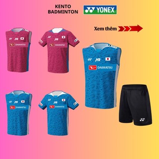 Quần áo cầu lông yonex nam nữ, vải thoáng khí