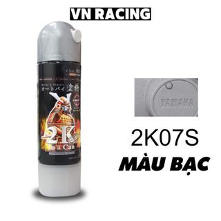 Sơn Samurai bạc phủ sàn xe tải 2K07S chính hãng phủ PU 2K 400ml kháng xăng, chống nứt nẻ tiện dụng