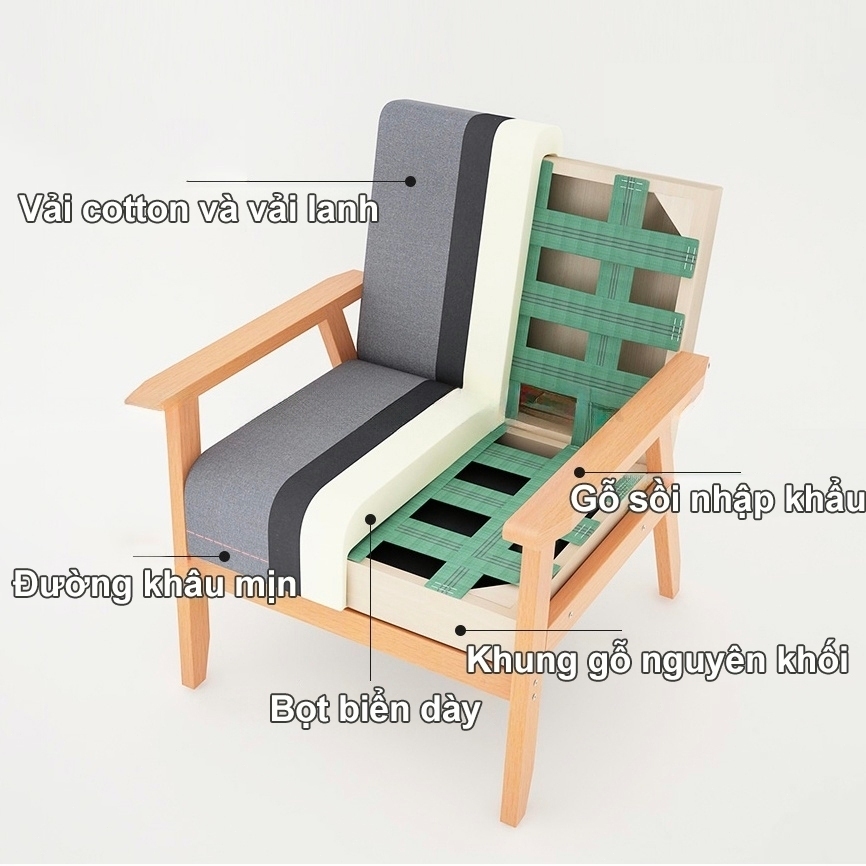 ALVIN Giường Sofa Siêu Bền. Ghế Sofa Thông Minh Có Ngăn Chứa Đồ Rộng Rãi | BigBuy360 - bigbuy360.vn