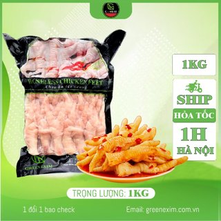 Chân gà rút xương GreenMeat 1kg dai giòn sừn sựt - Ship hỏa tốc 1h