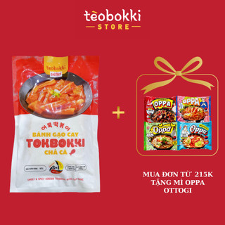 [Đơn 215k tặng Mì Ottogi] Tokbokki Hàn Quốc kèm chả cá 315g