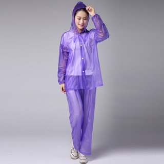 Áo mưa nilon bộ có quần - loại dày
