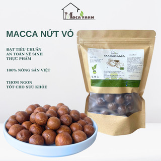 Hạt macca sấy nứt vỏ tây nguyên Mocafarm 500g giòn tan béo ngậy tốt cho sức khỏe, hạt dinh dưỡng giảm cân