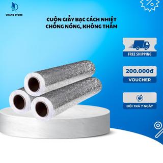 Cuộn Giấy Bạc Cách Nhiệt Chống Nóng, Không Thấm Nước Cao Cấp Dán Nhà Bếp