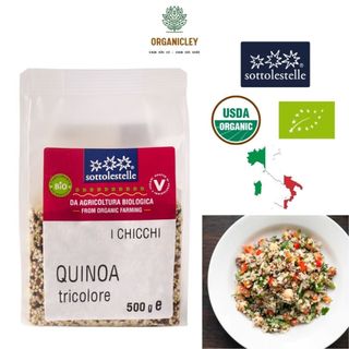 Hạt Diêm Mạch Quinoa Hỗn Hợp 3 Màu Hữu Cơ Sottolestelle - Hạt Diêm Mạch Organic - Hạt Quinoa Organic