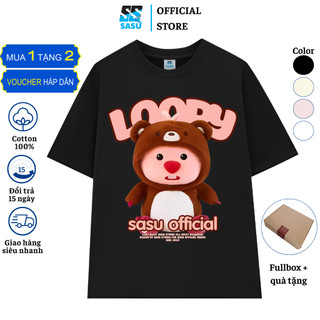 Áo thun unisex nam nữ local brand SASU hình Loopy in nhiệt cao cấp vải cotton mềm mịn thoáng khí