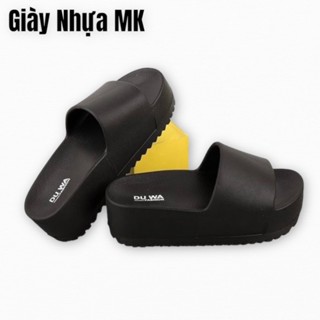 Dép quai ngang đế cao đi biển cho nữ đế đúc độn 6cm siêu nhẹ chống nước chống trượt - DL245