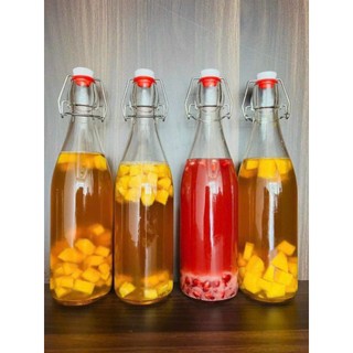 Chai thủy tinh nắp gài kín hơi 500ML