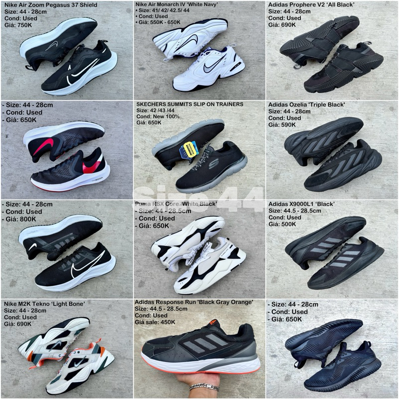 [Giày 2hand chính hãng] SIZE 44-45