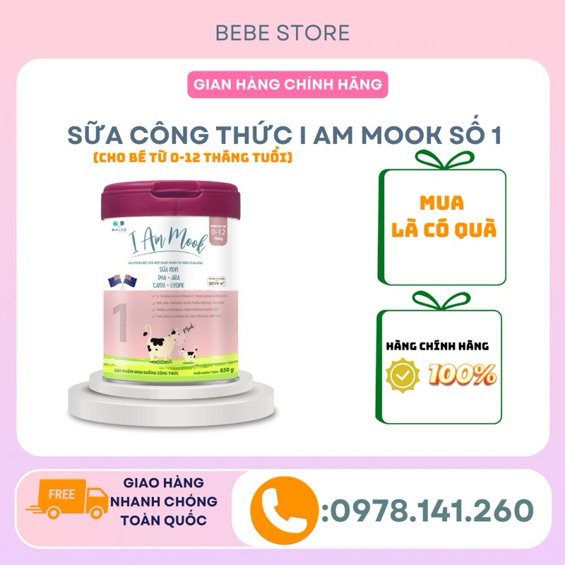 {freeship + qùa tặng kèm} THÙNG 12 LON SỮA I AM MOOK SỐ 1