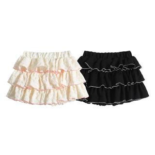Chân váy xốp chạy viền 3 tầng dáng ngắn, xoè bánh bèo tiểu thư hotgirl peonyb