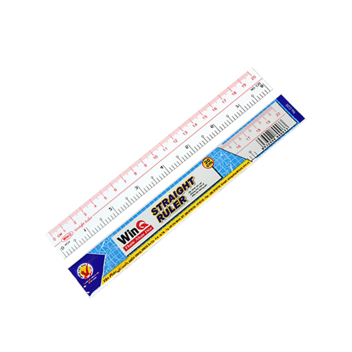 (combo 3 cây) Thước thẳng (WinQ) 15cm, 20cm, 30cm ( No-C15, No-C20, No-C30)