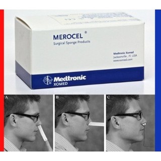 MIẾNG GẠC CẦM MÁU MEROCEL ( Hộp 10 miếng )