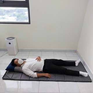Nệm ngủ văn phòng gấp gọn chống thấm nước chất liệu polyester - nhẹ, bền và thoải mái