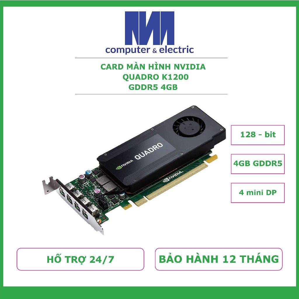 Card Màn Hình Quadro K1200