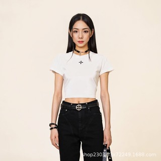 áo baby tee bigsize,áo thun croptop nữ tay ngắn cổ tròn B86
