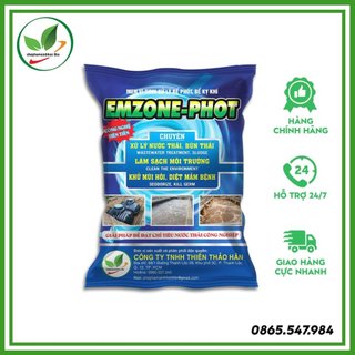Men vi sinh emzone.phot túi 1kg, men xử lý bể phốt, bể kỵ khí
