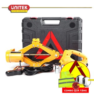 [KÈM COMBO QUÀ TẶNG] Kích Lốp Nâng Gầm Xe Hơi Bằng Điện ZS09 + Súng Tháo Đai Ốc
