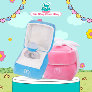 Gấu bông hộp nhẫn kim cương Gấu Bông Online nhẫn bông cầu hôn dễ thương