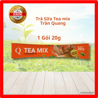 Trà sữa tea mix trần quang vị trà đen sữa thơm béo - 01 gói 20g