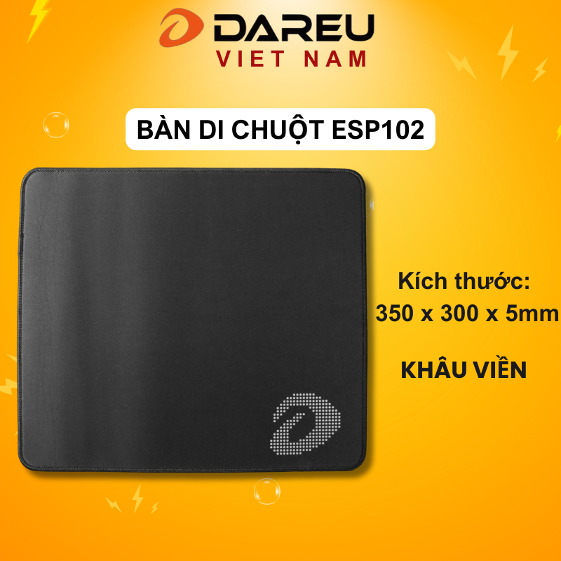 Bàn di chuột Dareu ESP102 / ESP101 có logo (350x300x5mm)