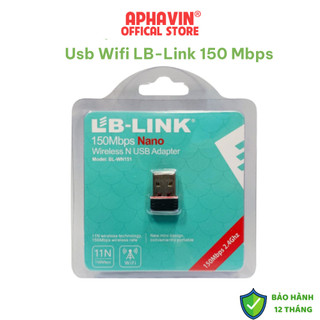 Usb thu wifi lb-link 150mbps tăng tốc độ wifi cho laptop, pc